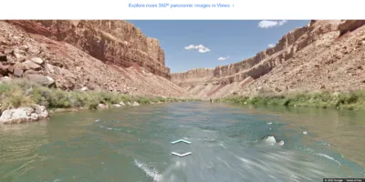 Great Canyon Colorado rover Google Trekker