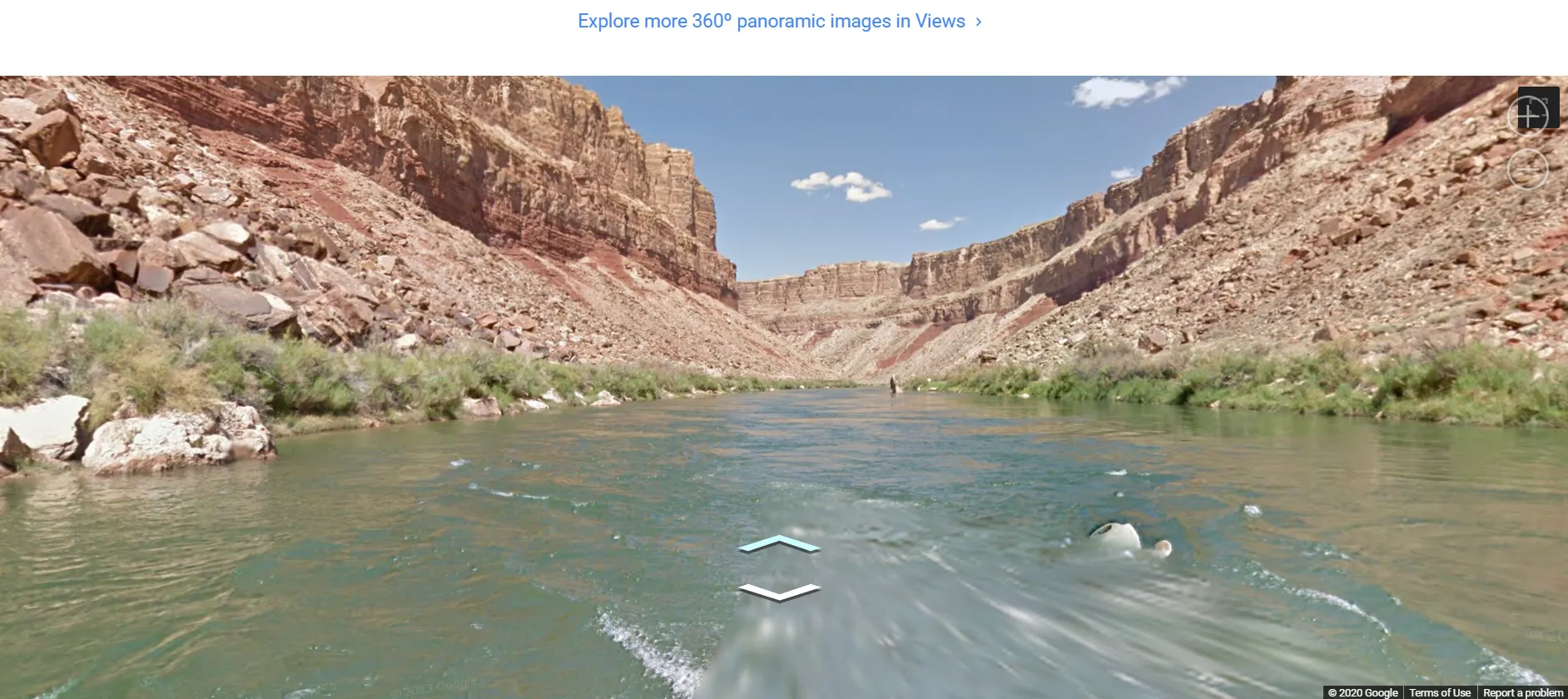 Google trekker Colorado river
