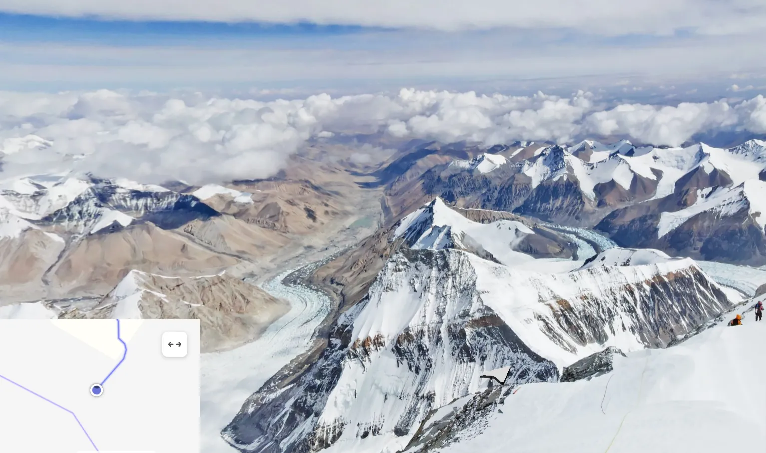 Yandex Mount Everest Street View