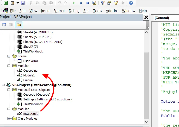 VBA Excel drag module 