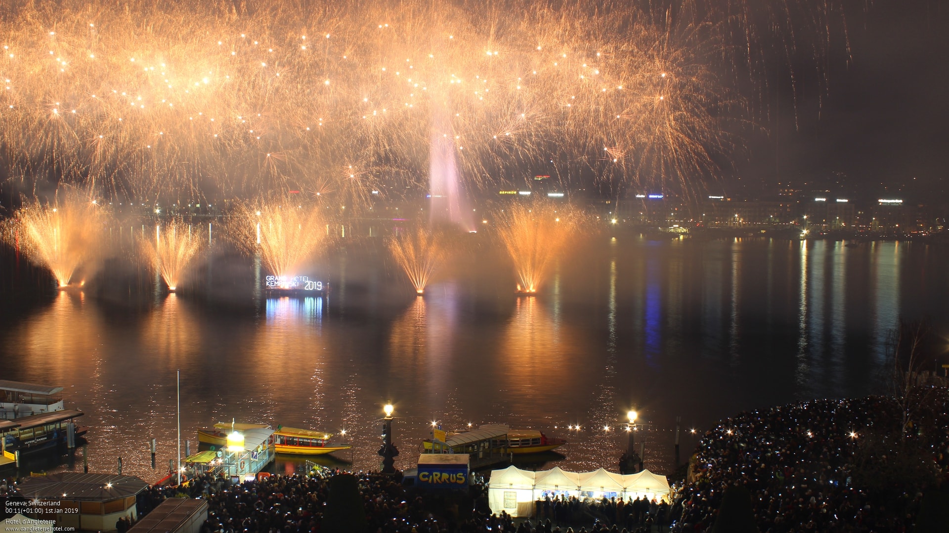 Geneva fireworks Deckchair