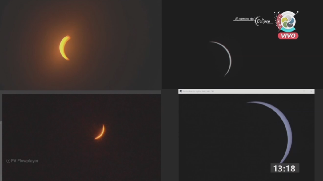 Canal 10 total solar eclipse 2020 Argentina
