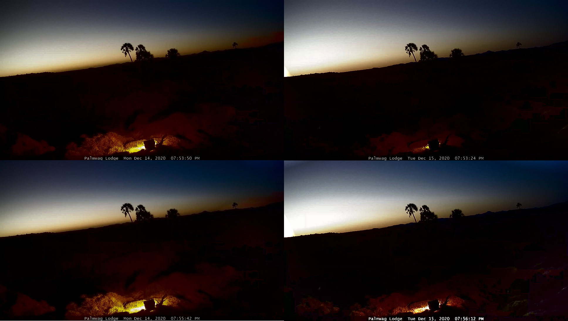 Palmwag, solar eclipse below the horizon Dec, 2020 4