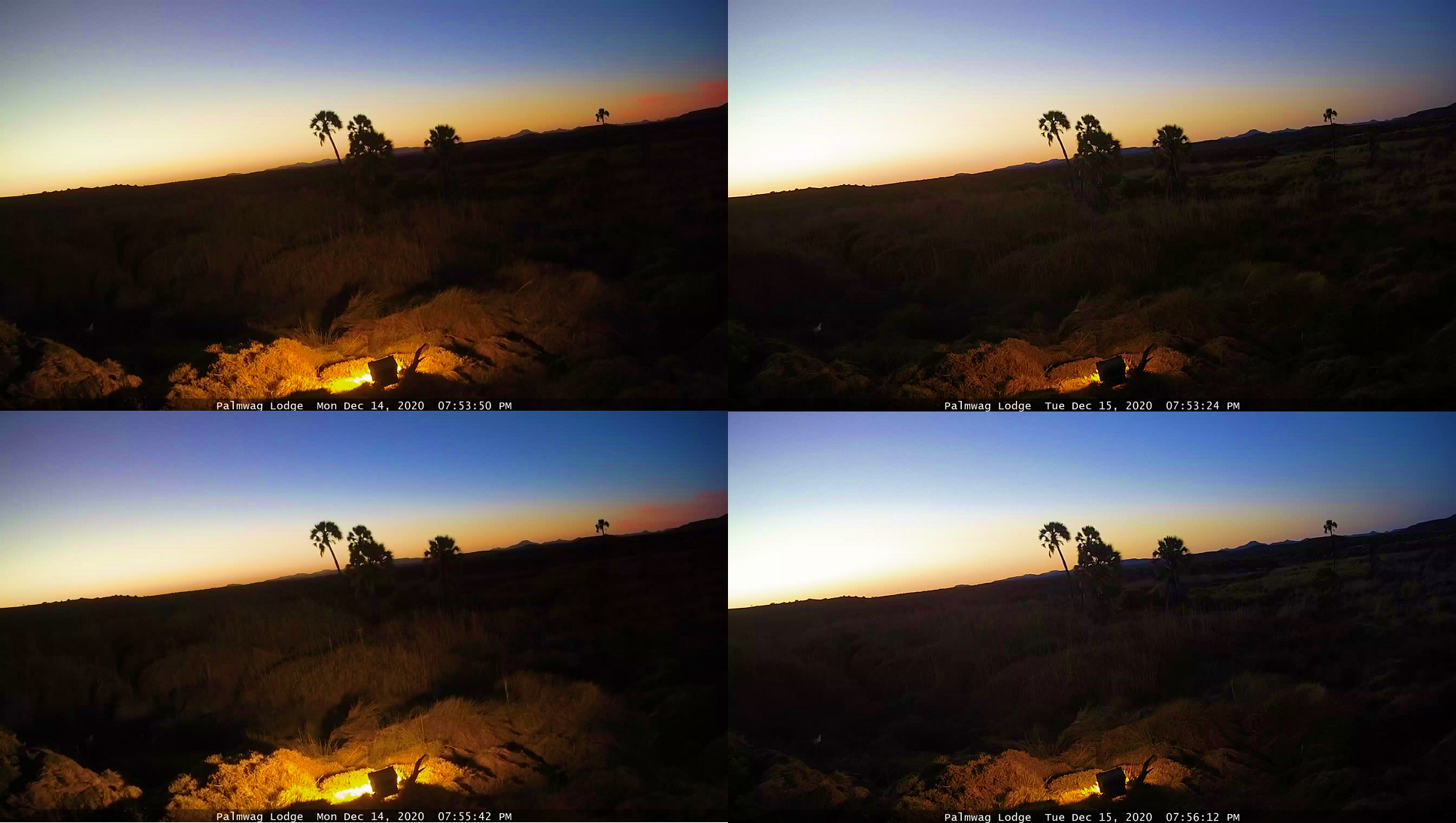 Palmwag, solar eclipse below the horizon Dec, 2020 3