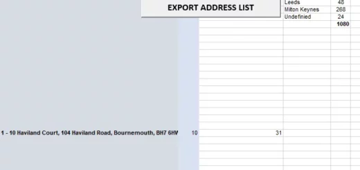 Sanitizing addresses in Excel