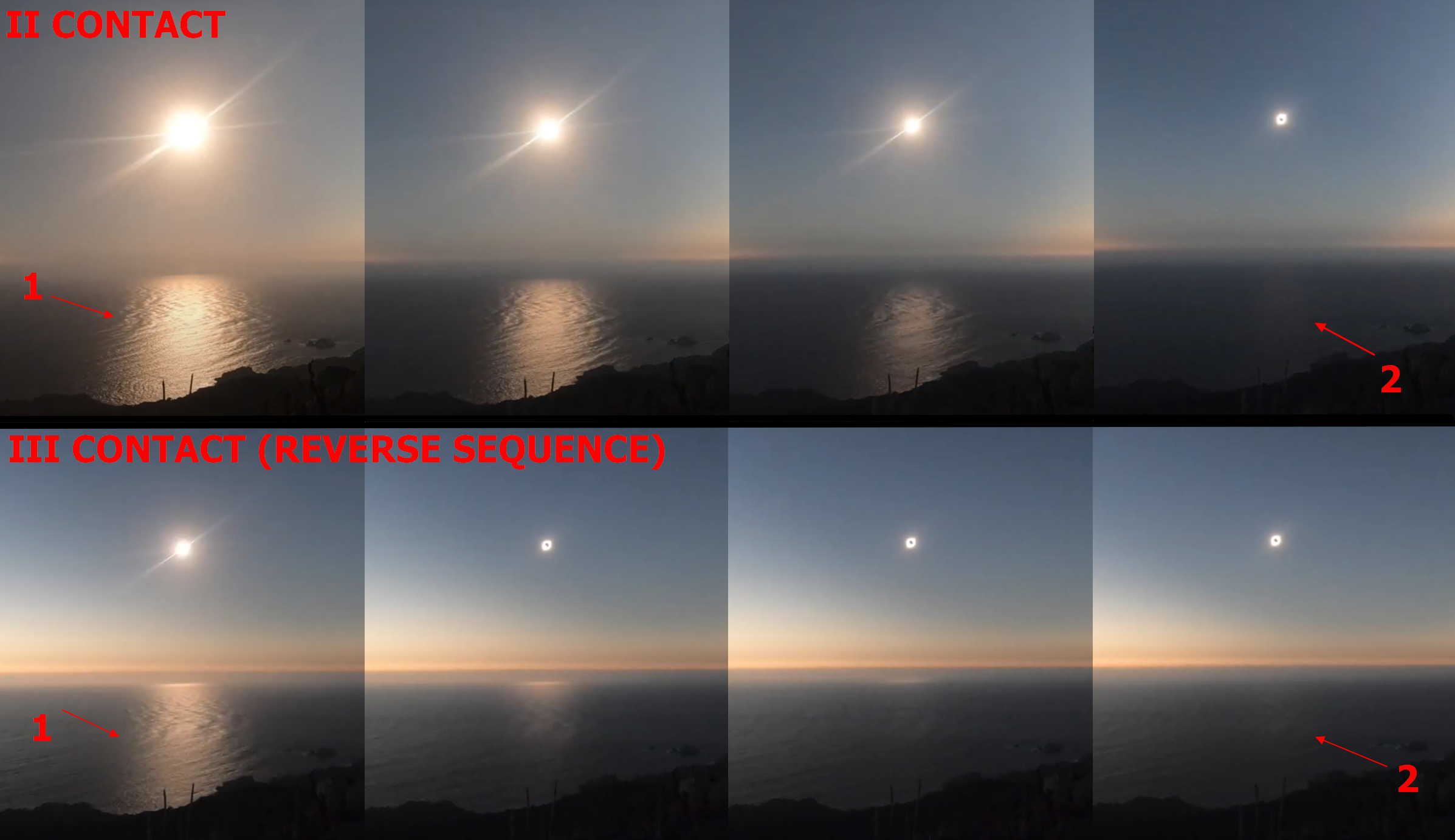 Suns glitter 2019 total solar eclipse in Chile
