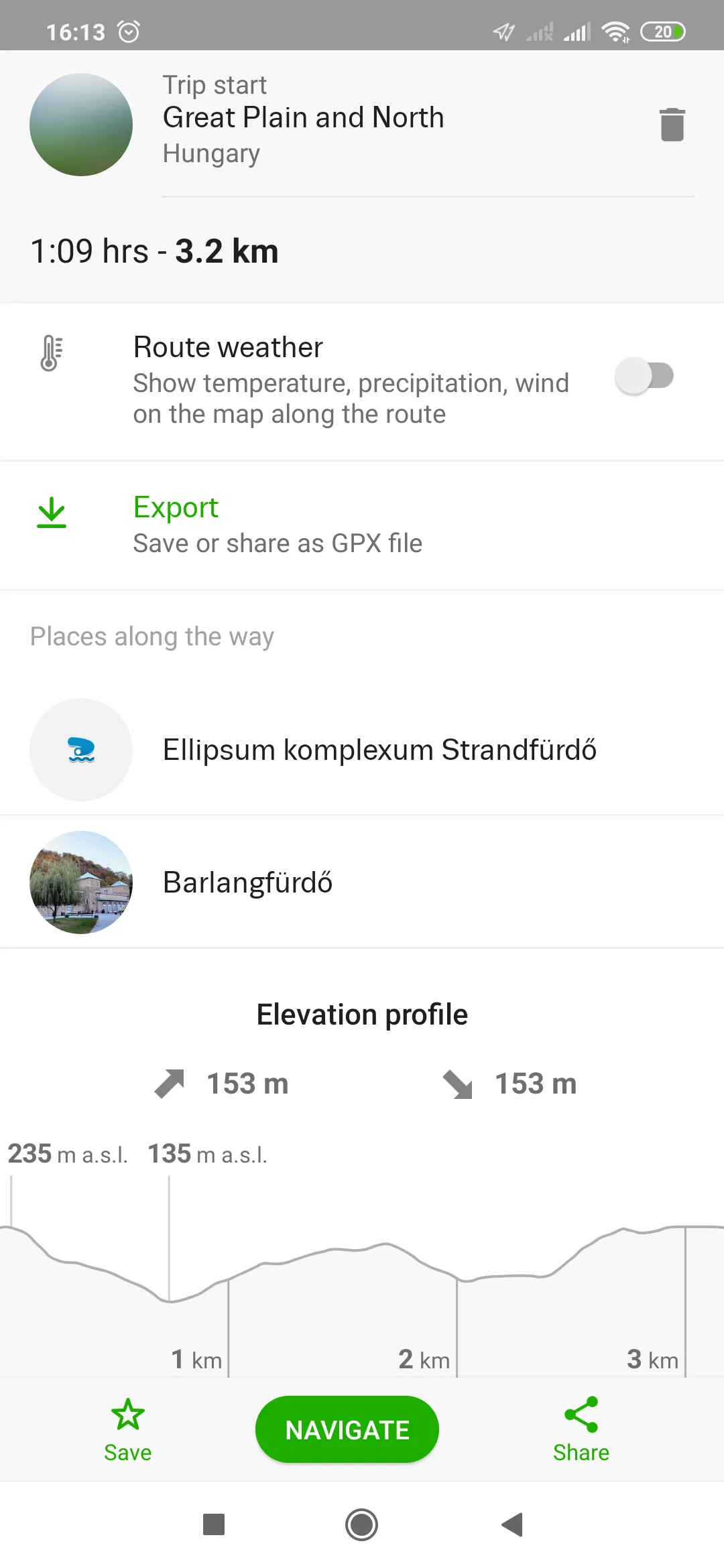 Mapy.cz location information in mobile version2