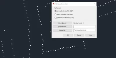 AutoCAD attribute extraction to the CSV file