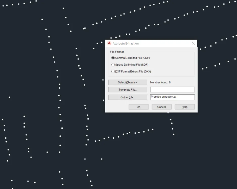 AutoCAD LT attributes extraction to Excel