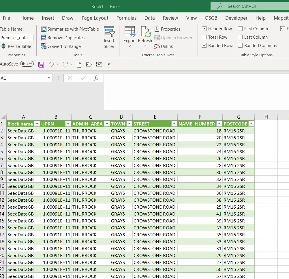 Power Query product in Excel