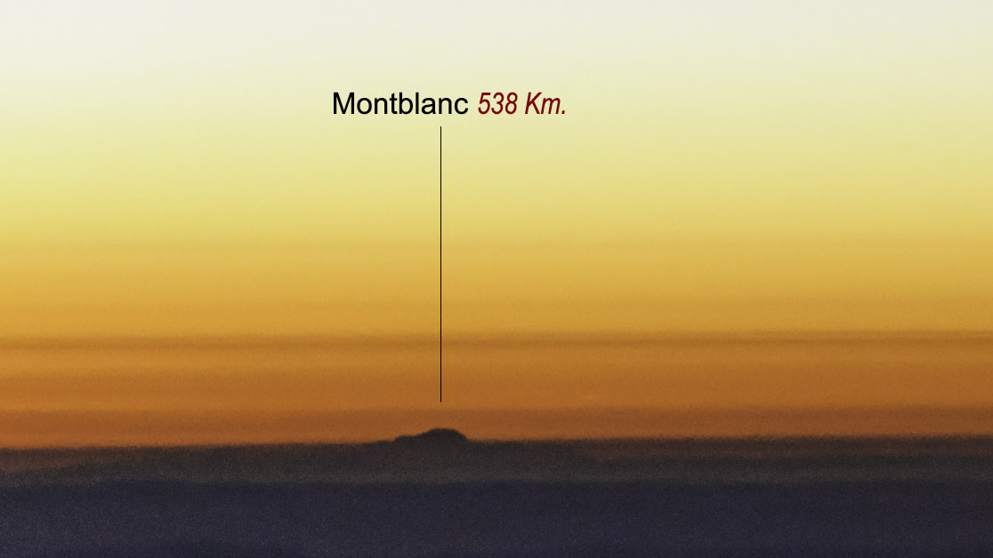 Mt Blanc from the plane - 538km Ramon Ibarz