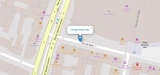 Street View with Python folium map