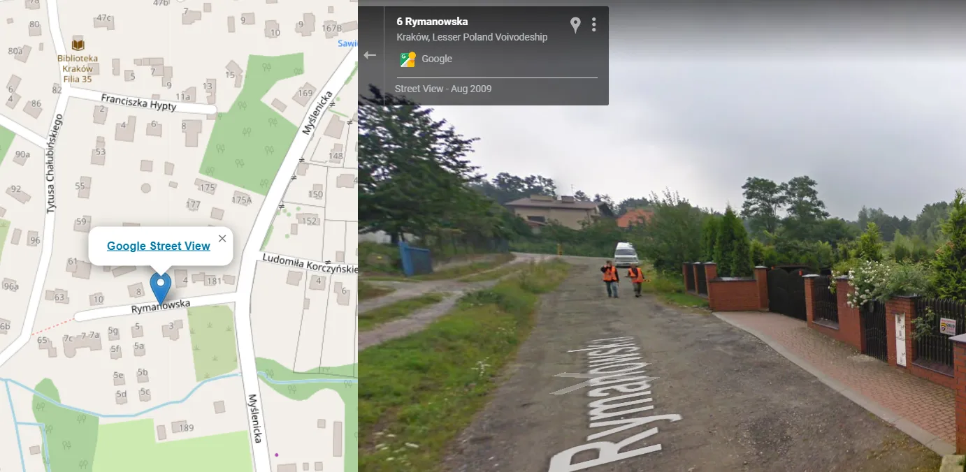 Street View access from various maps