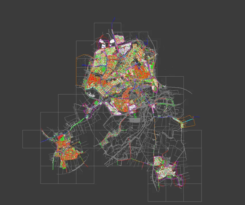 AutoCAD LT large map layer