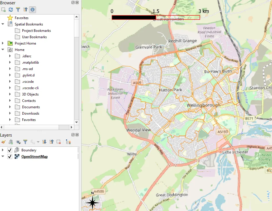 DXF geopackage in QGIS