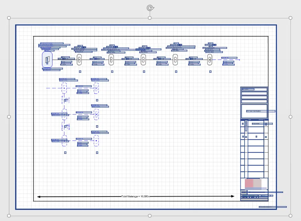 MS Visio pdf drawing ungrouped elements