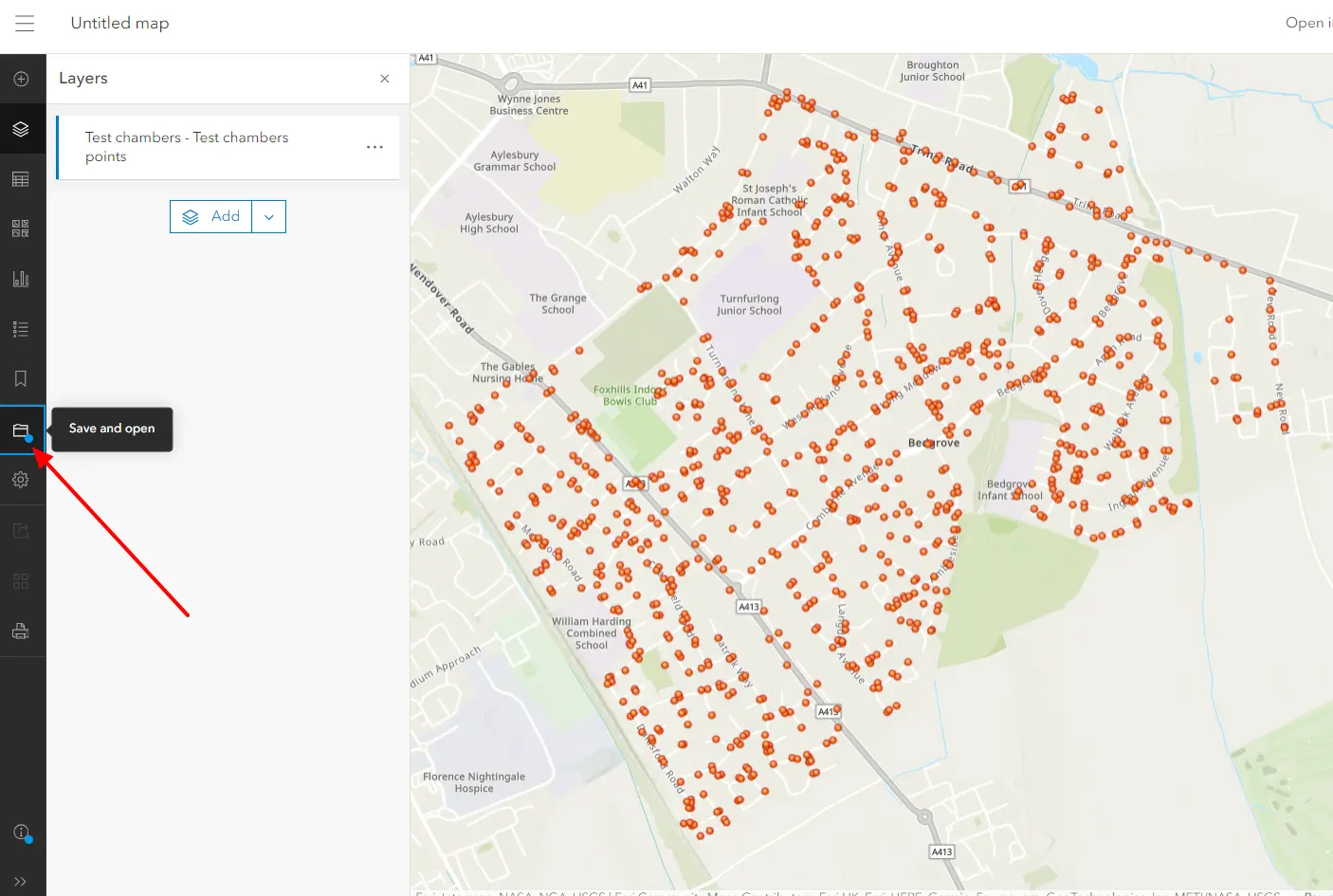 ArcGIS Online saving new map