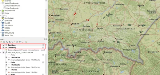 OpenStreetMap data download to QGIS