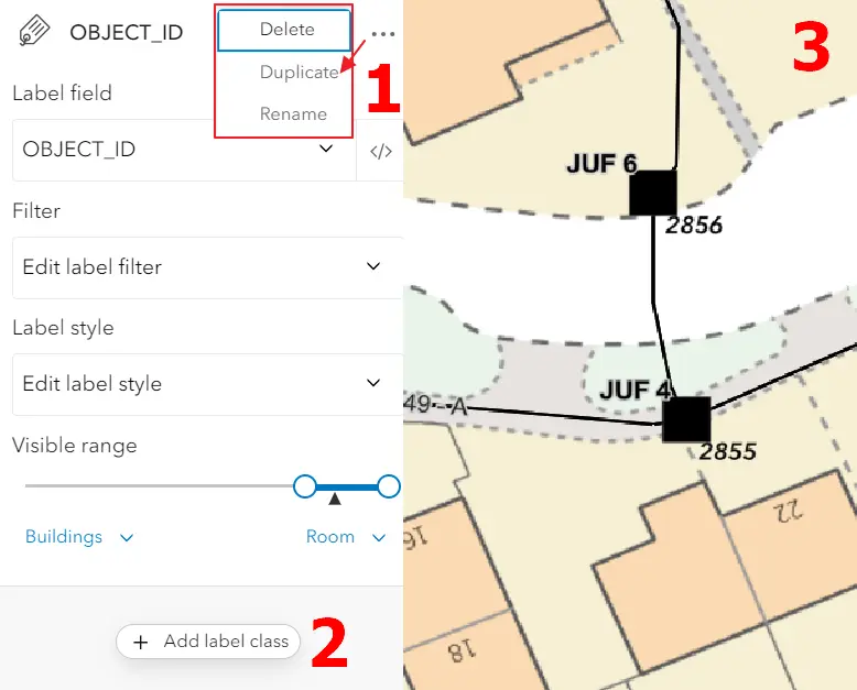 ArcGIS Online multiple labels for one item