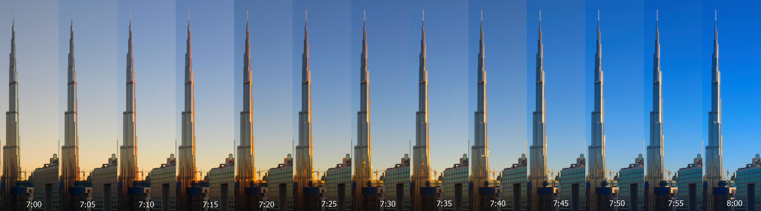 Burj Khalifa partial solar eclipse 2019 2