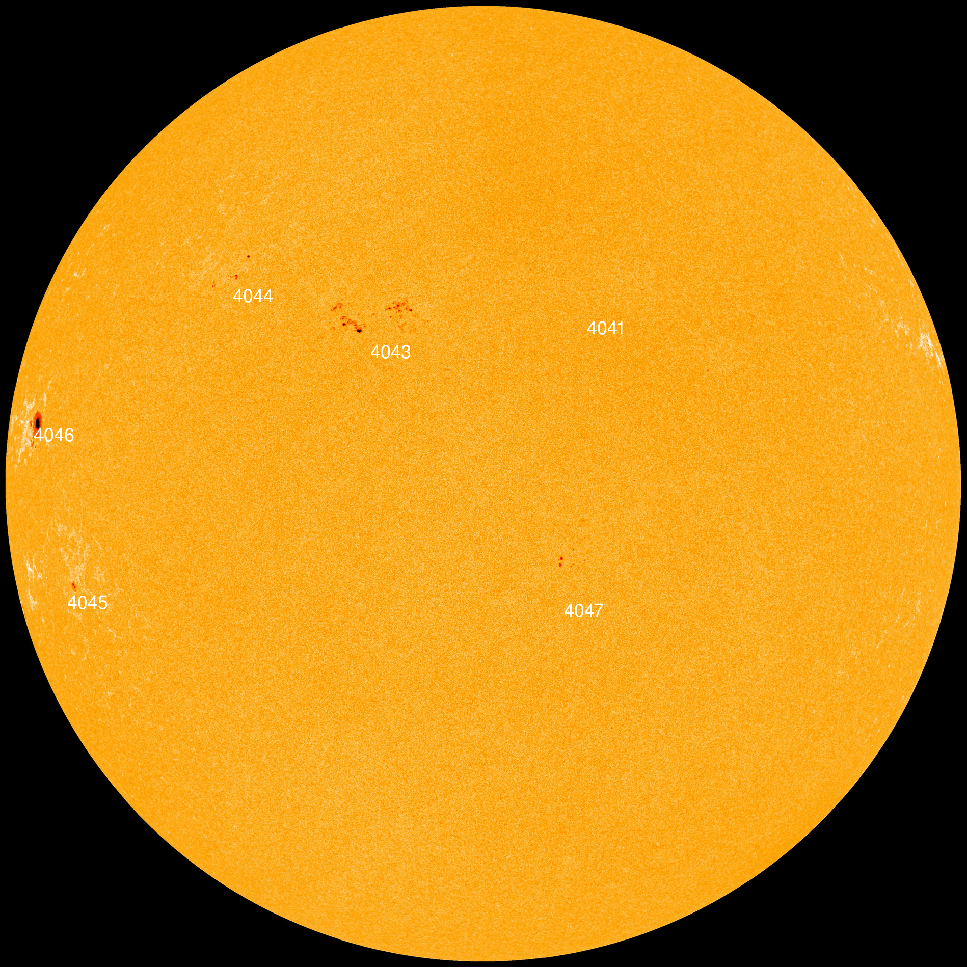 Sun sunspots 29.03.2025 Spaceweather
