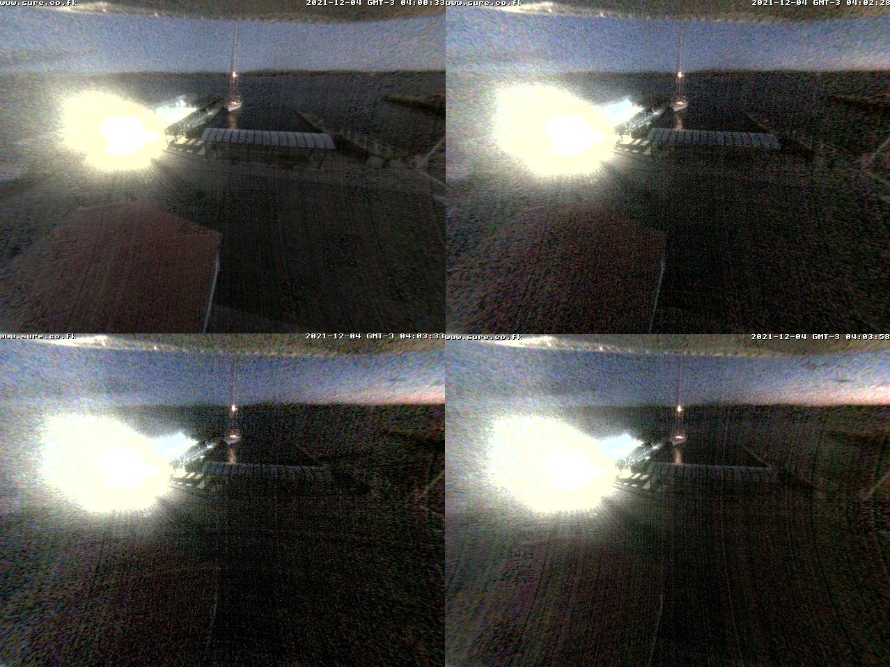 Total solar eclipse below the horizon 2021 Falklands