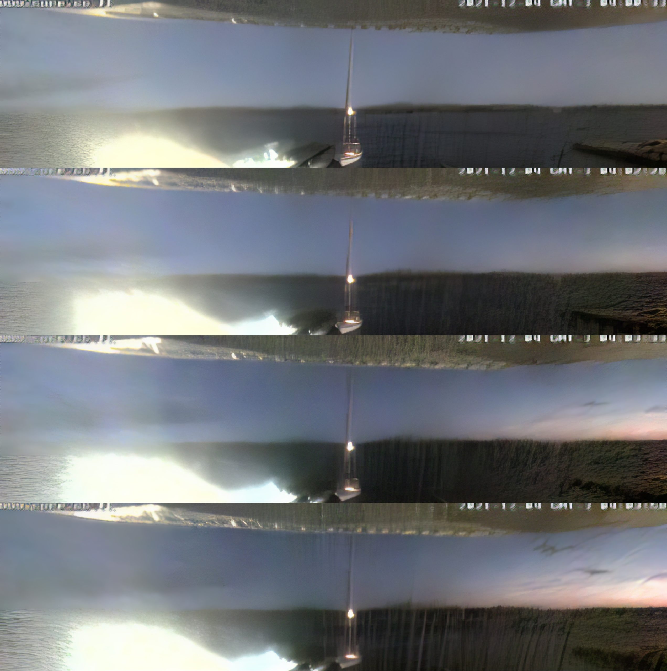 Total solar eclipse below the horizon 2021 Falklands 2