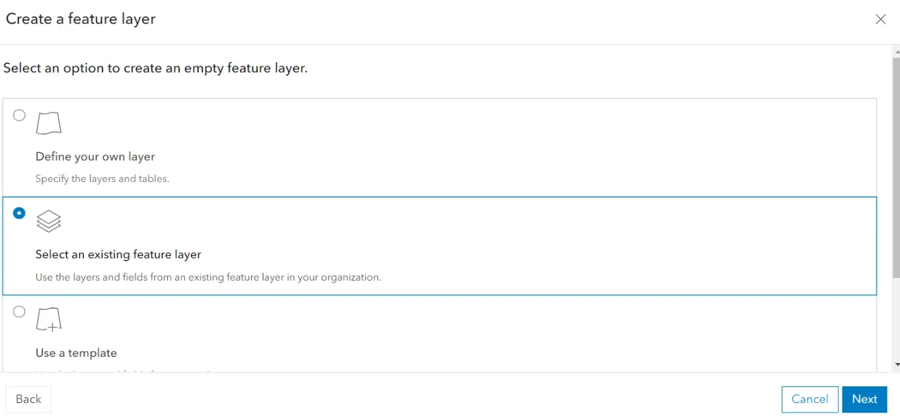 ArcGIS Online adding an existing feature layer tutorial astro geo gis