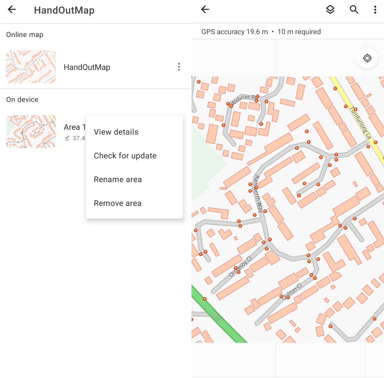 ArcGIS Online - download offline areas tutorial Astro-geo-GIS