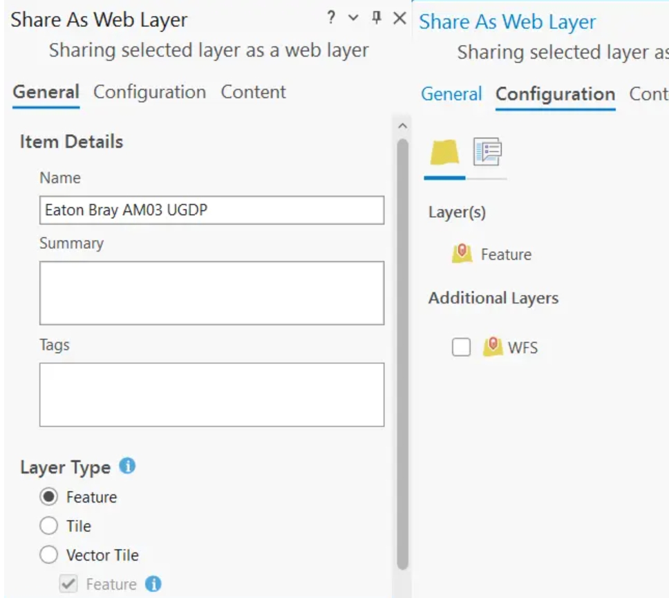 Sharing fully equipped layer to the web tutorial Astro-geo-GIS