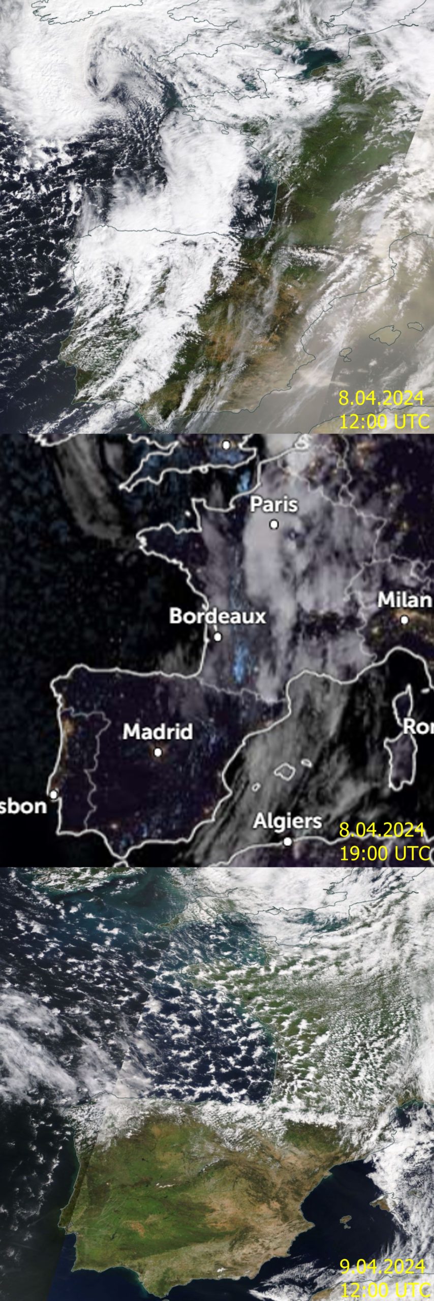 MODIS NASA and zoom earth satellite imagery