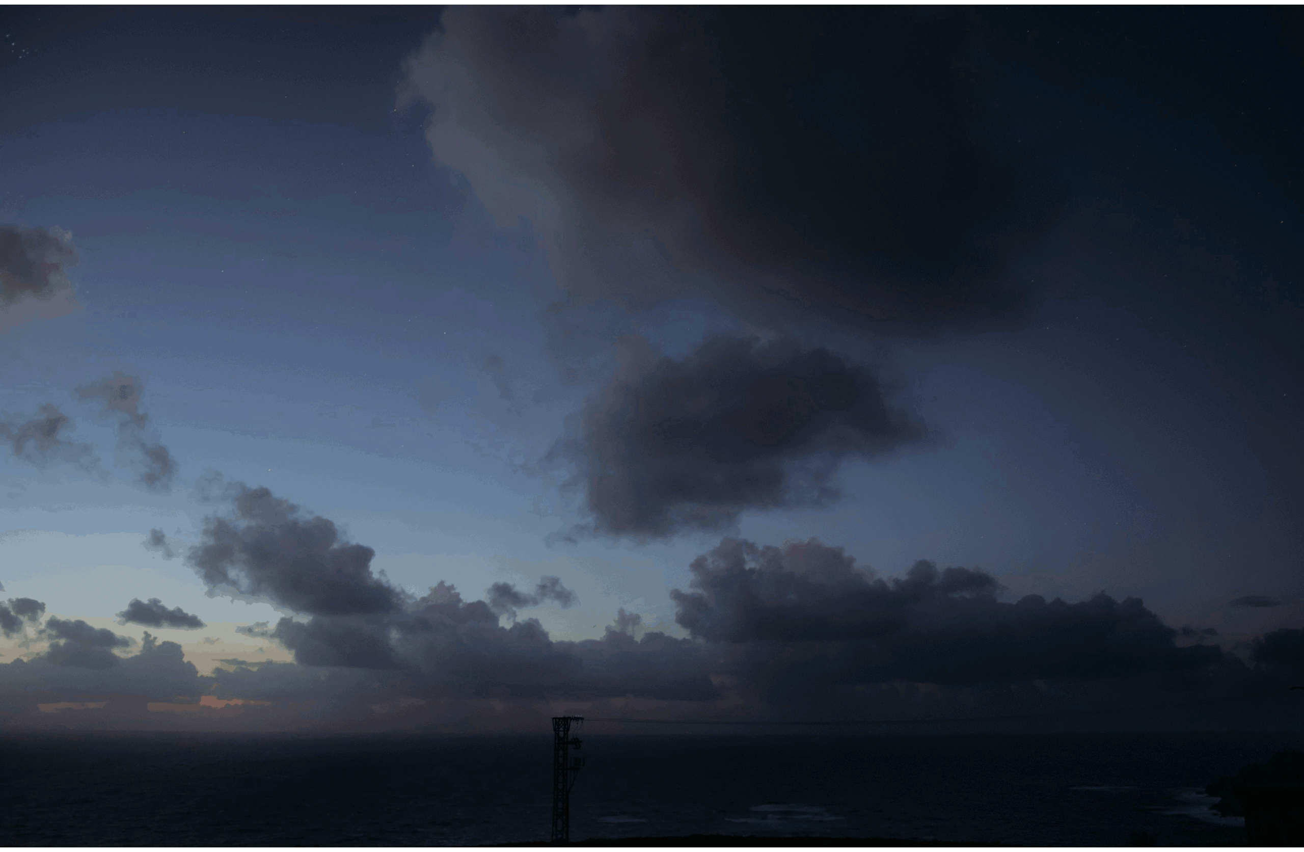 Solar eclipse impact on twilight animation